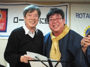 熱唱の深川君と福岡君